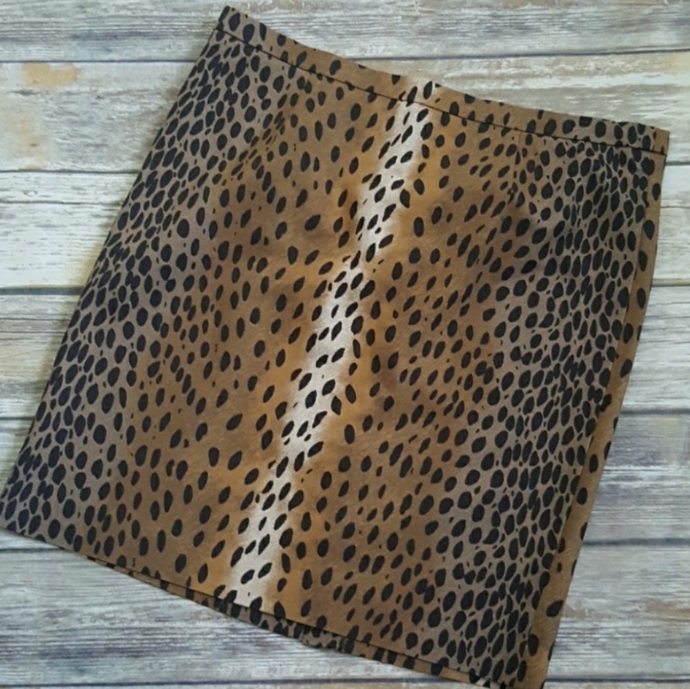 Michael Kors cheetah print skirt